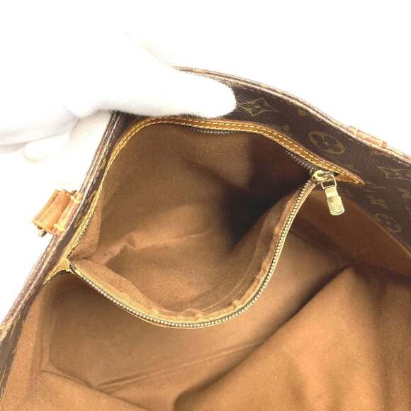 LOUIS VUITTON Authentic Brown Monogram Canvas Shoulder Bag - Picture 14 of 16